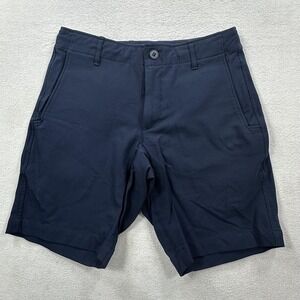 Outlier Schoeller Double Weave Shorts Mens 30 Blue Solid Twill Performance